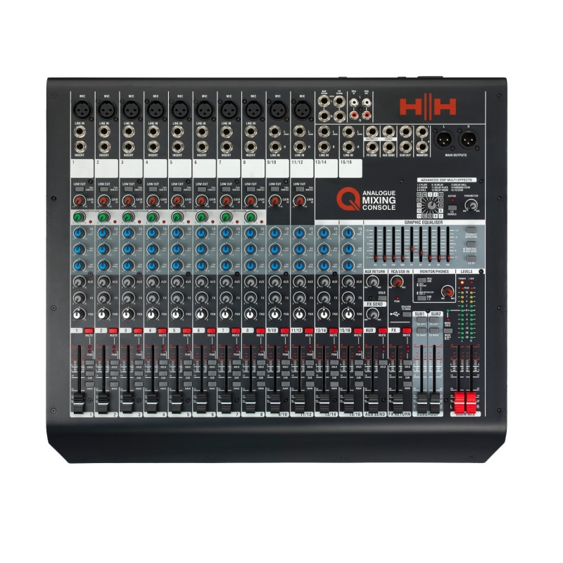 HH ELECTRONICS Q16FX Мікшерний пульт