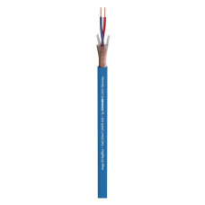 SOMMER CABLE 200-0002 Microphone Cable Stage 22 Highflex; 2 x 0,22 mm²; PVC Ø 6,40 mm; blue