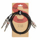 STAGG N STC1,5PCM Подвійний кабель 2xjack – 2xRCA, 1,5 м