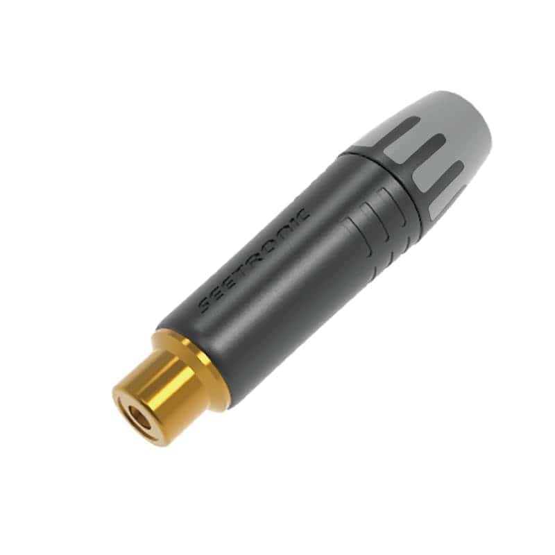 SEETRONIC MT390 Професійний RCA гніздо позолочене чорний