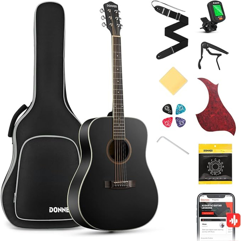 DONNER MUSIC EC1128 Акустична гітара набір