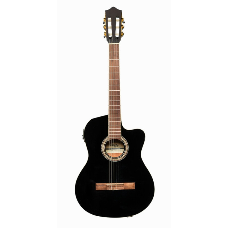 STAGG SCL60 TCE-BLK Акустична гітара