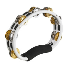 Тамбурин Meinl Hand Held ABS TMT1M-WH Nickel Plated Steel / Solid Brass White