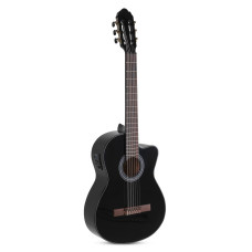 GEWA Student E-Classic Cutaway 4/4 Black Классическая гитара