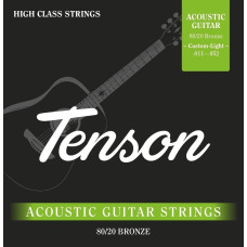 Струни для акустичної гітари Tenson 80/20 Bronze, 11-52