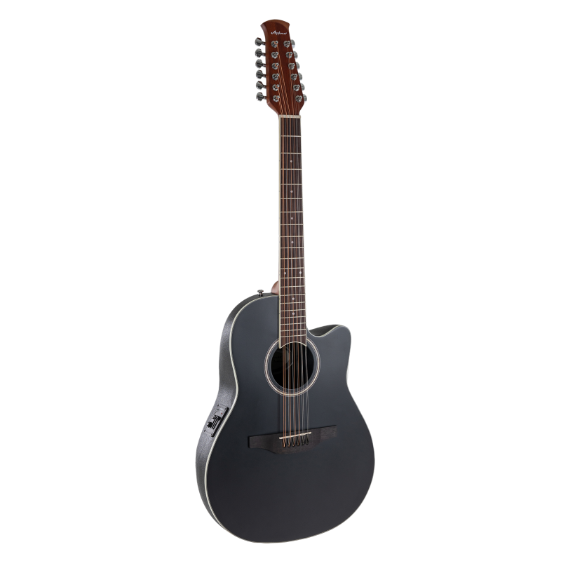 APPLAUSE Heritage Traditional AB2412II Mid Cutaway Black Satin Акустична гітара з датчиком
