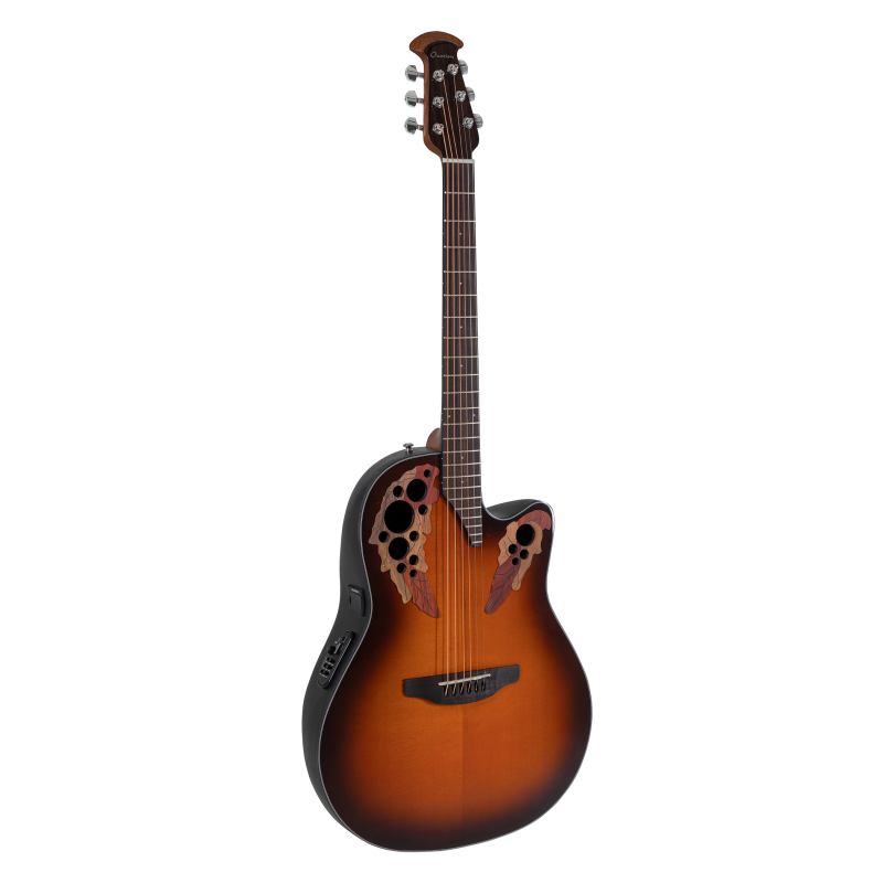 OVATION Celebrity Elite CE44 Mid Cutaway Sunburst Акустична гітара з датчиком