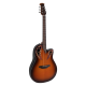 OVATION Celebrity Elite CE44 Mid Cutaway Sunburst Акустична гітара з датчиком