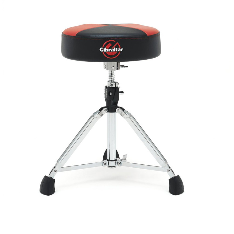 Стілець для барабанщика Gibraltar 9000 Series 9608RQPRB Drum Throne Round Black/Red