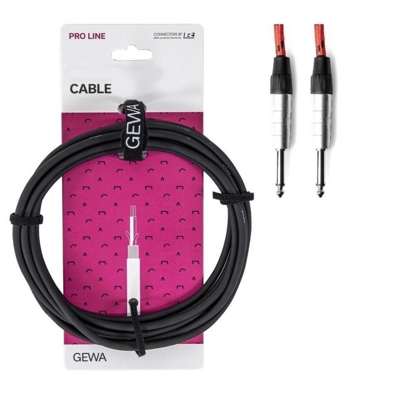 Інструментальний кабель GEWA Pro Line Mono Jack 6,3 мм/Mono Jack 6,3 мм (3 м)