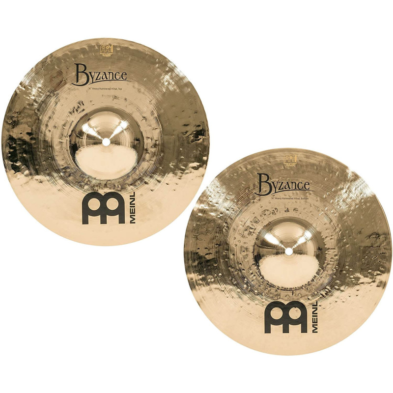 Тарілка Meinl Byzance Brilliant B14HHH-B Heavy Hammered Hihat 14