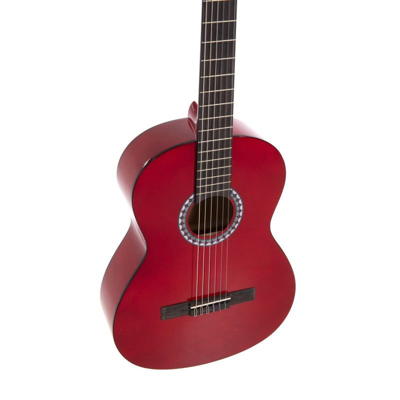 GEWA Basic 4/4 Transparent Red Класична гітара