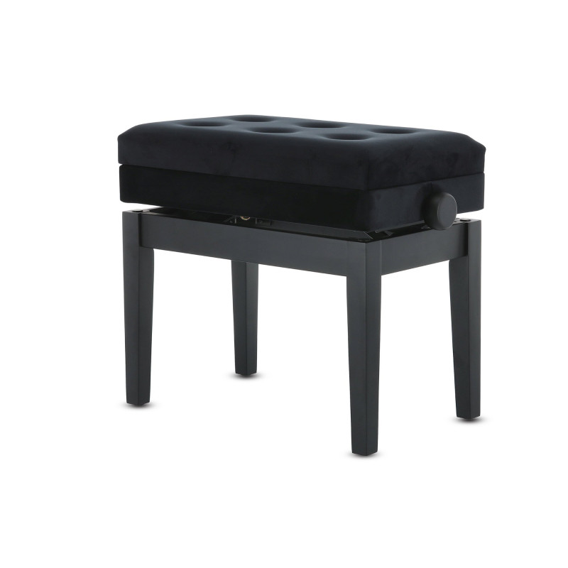Банкетка для фортепіано GEWA Deluxe Compartment Black Matt