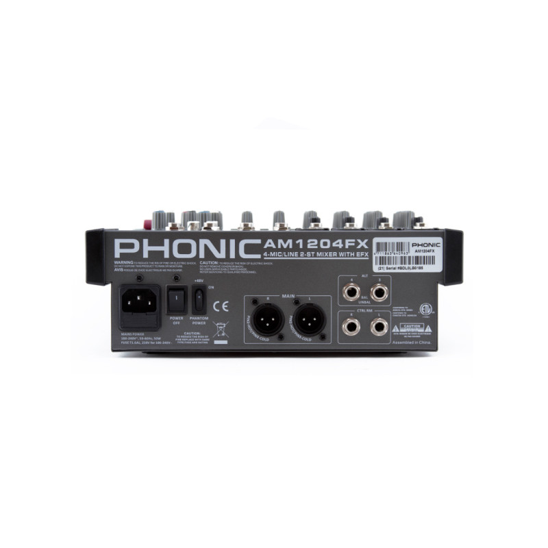 PHONIC AM 1204 FX USB Микшерный пульт