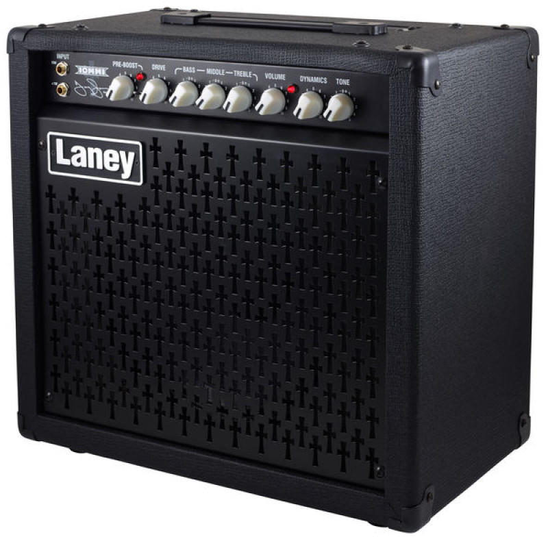 LANEY TI15-112 Компактний ламповий гітарний комбо 15Вт, серія Tony Iommi з двома режимами потужності, Pre-Boost сатурацією та вмутованим DI