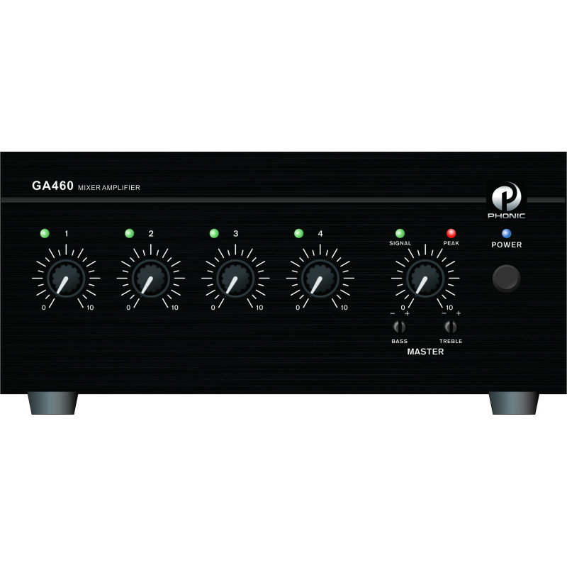 PHONIC GA460 Микшер трансляционный активный