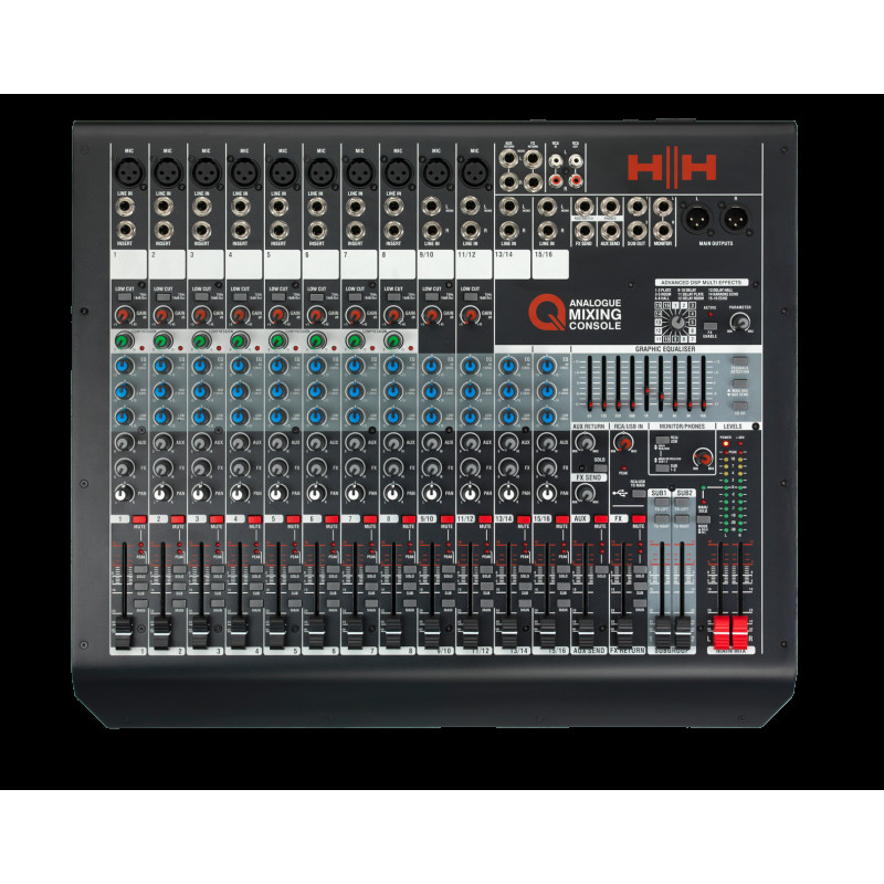 HH ELECTRONICS Q16FX Мікшерний пульт