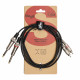 STAGG N STC1,5PCM Подвійний кабель 2xjack – 2xRCA, 1,5 м