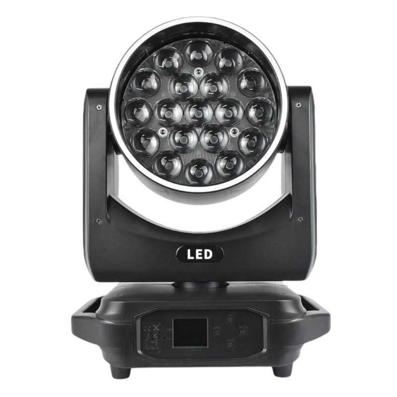 FREE COLOR W1915 COMPACT Рухома LED wash-голова 19×15 Вт RGBW з кільцем