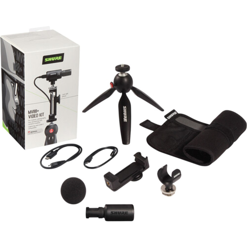 SHURE MV88+DIG-VIDKIT Комплект цифрового стерео микрофона для мобильного видео