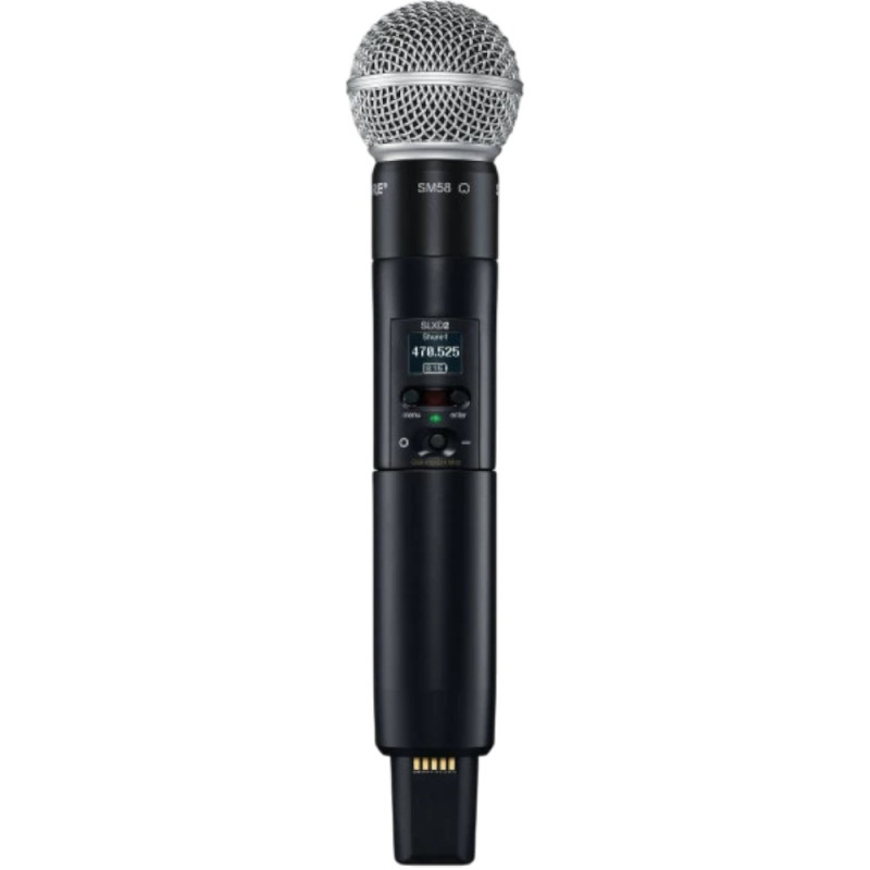 SHURE SLXD2/SM58=-H56 Цифровой ручной передатчик SM58 H56 (518-562 МГц)