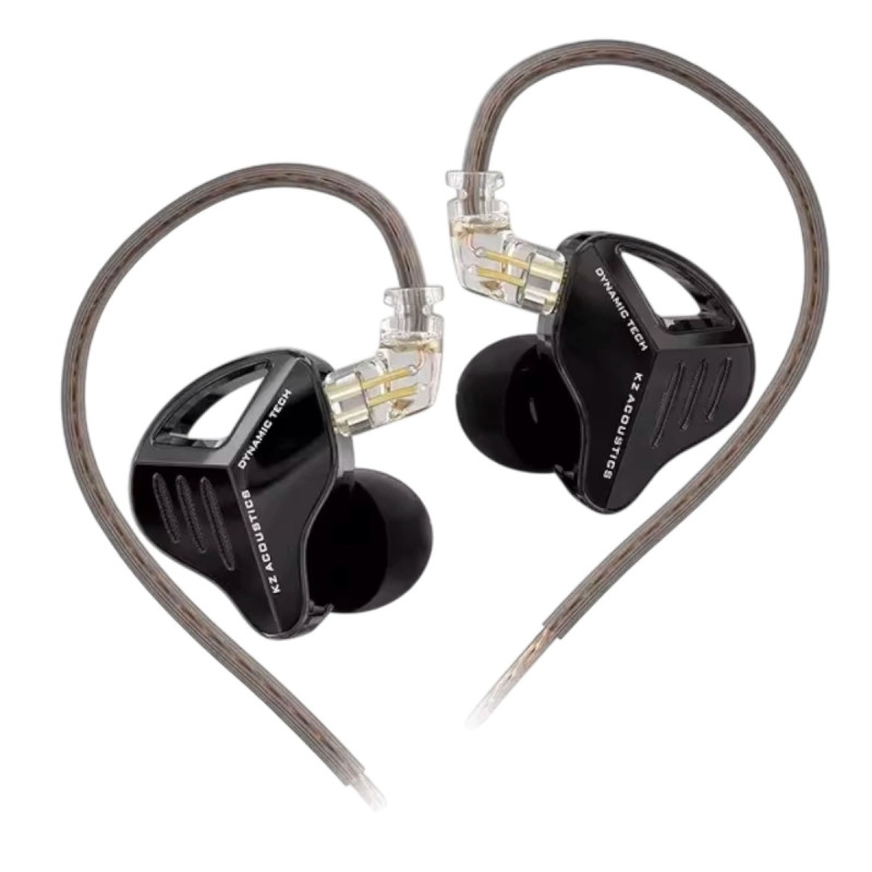 KZ AUDIO ZVX PRO BLACK NO MIC Динамічні all‑metal Hi-Fi IEM чорний