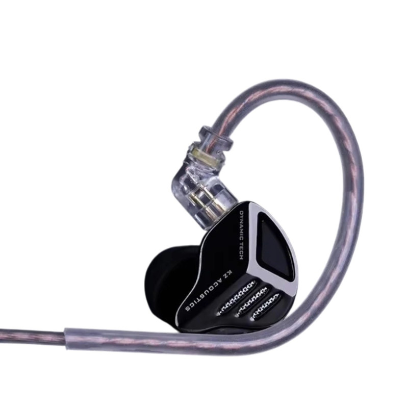 KZ AUDIO ZVX PRO BLACK NO MIC Динамічні all‑metal Hi-Fi IEM чорний