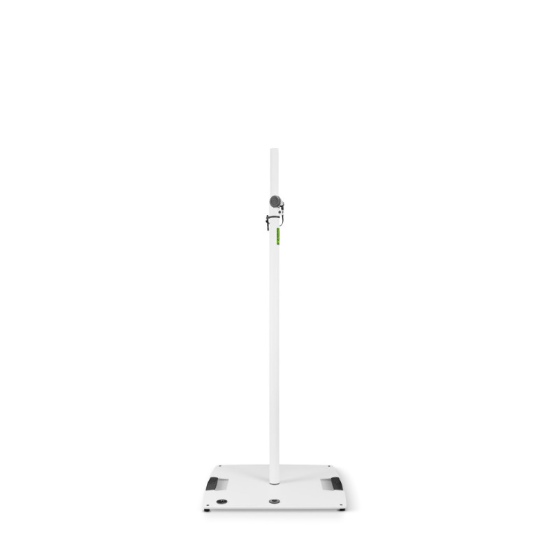 GRAVITY LS 431 W Біла світлова стійка з квадратною сталевною базою та ексцентричним кріпленням