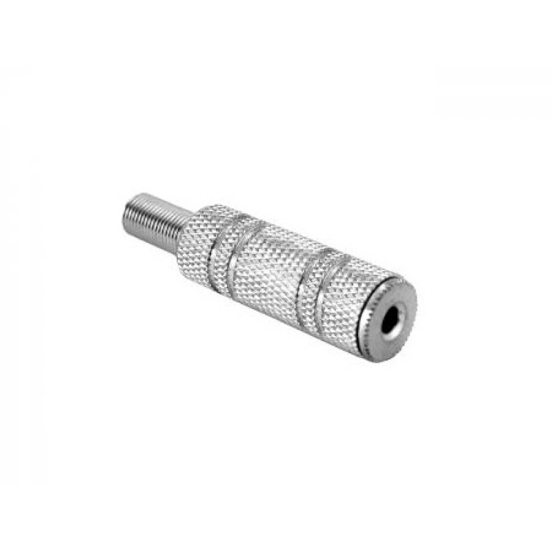 Гніздо GNI0012S Jack 3.5mm, метал, на кабель