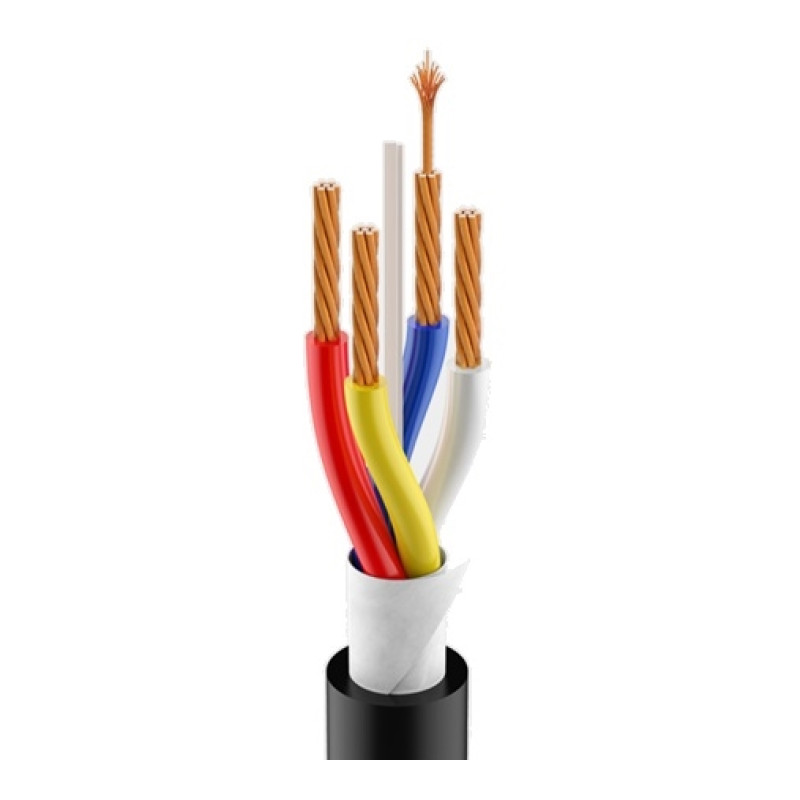 Гибкий акустический кабель Roxtone HFSC425, 4х2.5 кв. мм, вн. диаметр 12 мм, 100 м