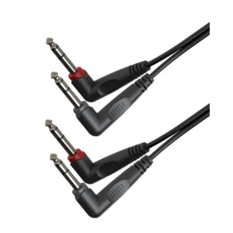 Готовий аудіокабель Roxtone RACC220L06, 2х2x0.14 кв. мм, вн. діаметр 4x8 мм, 0,6 м