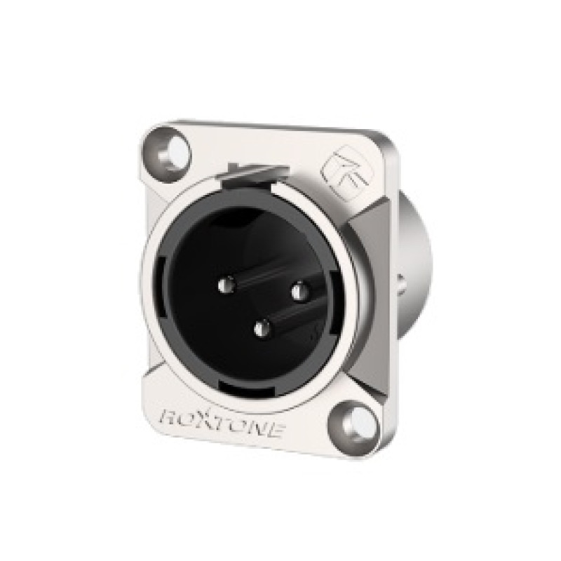 Роз'єм Roxtone RX3MD-NT XLR панельний male (тато)