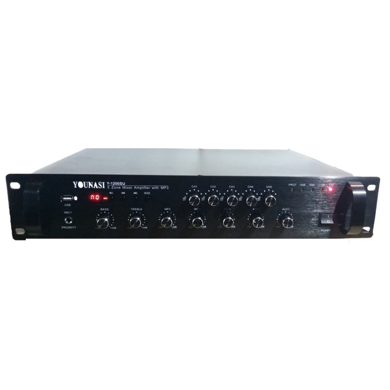 YOUNASI Y-1200SU Усилитель Younasi Y-1200SU, 200Вт, USB, 5 zones