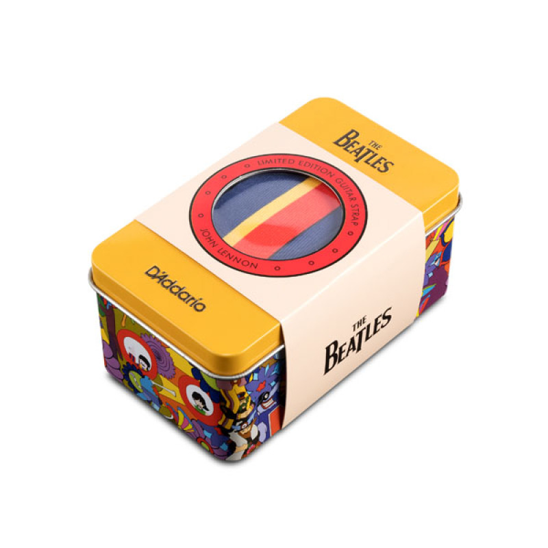 D'ADDARIO YELLOW SUBMARINE 50TH ANNIVERSARY GUITAR STRAP TIN - JOHN