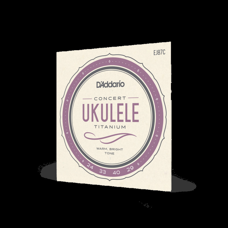 D’ADDARIO EJ87C TITANIUM UKULELE CONCERT Струны для укулеле