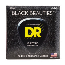DR STRINGS BLACK BEAUTIES Bass 5-String - Medium (45-125) Струни для бас-гітари