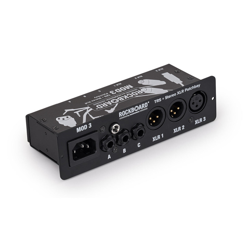 ROCKBOARD MOD 3 V2 All-in-One TRS & XLR Patchbay for Vocalists & Acoustic Players