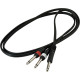 ROCKCABLE RCL20922 D4 Patch Cable - TRS Jack to 2 x TS Jack (1.5m)