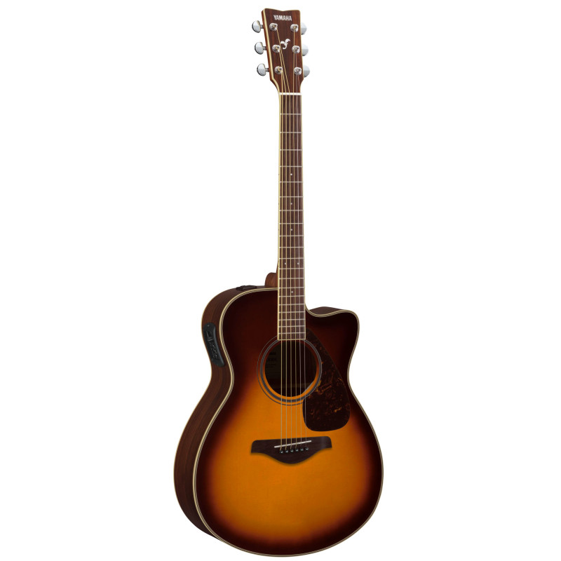YAMAHA FSX830C (Brown Sunburst) Електро-акустична гітара