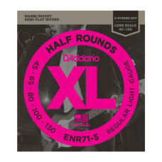 D’ADDARIO ENR71-5 XL NICKEL HALF ROUNDS BASS 5 45-130 Струны для бас-гитары