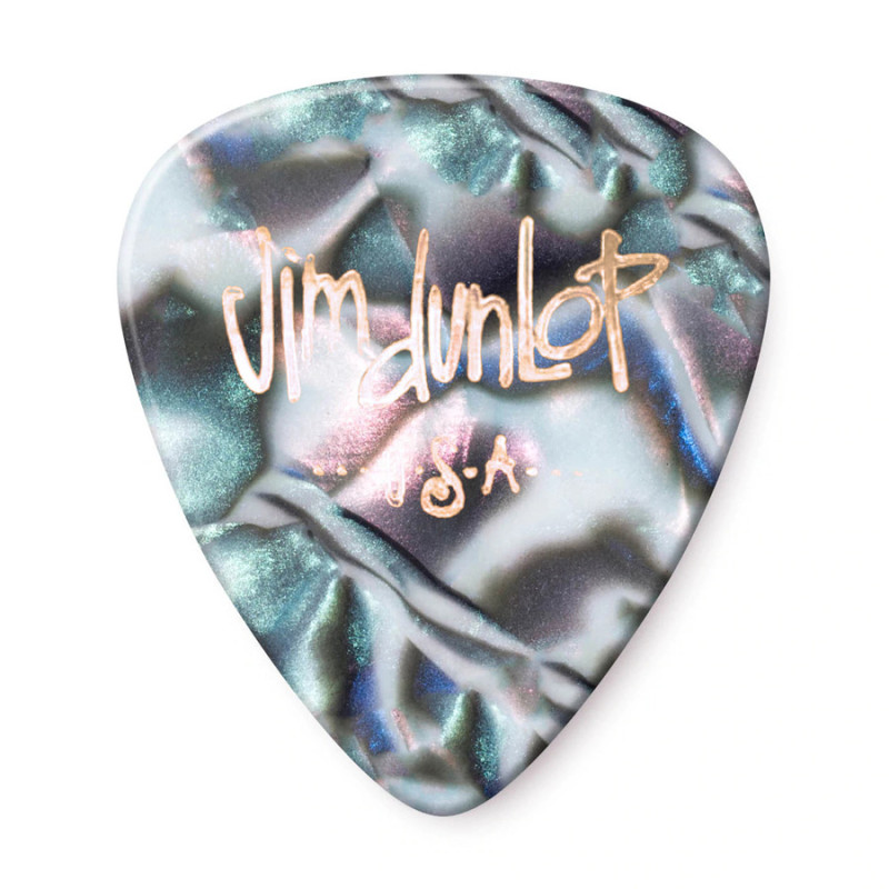 DUNLOP CELLULOID ABALONE PICK MEDIUM Медіатори