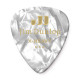 DUNLOP CELLULOID WHITE PEARLOID PICK EXTRA HEAVY Медіатори