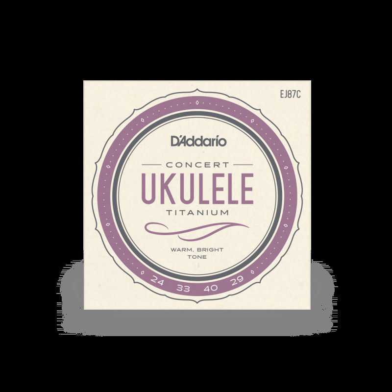 D’ADDARIO EJ87C TITANIUM UKULELE CONCERT Струны для укулеле