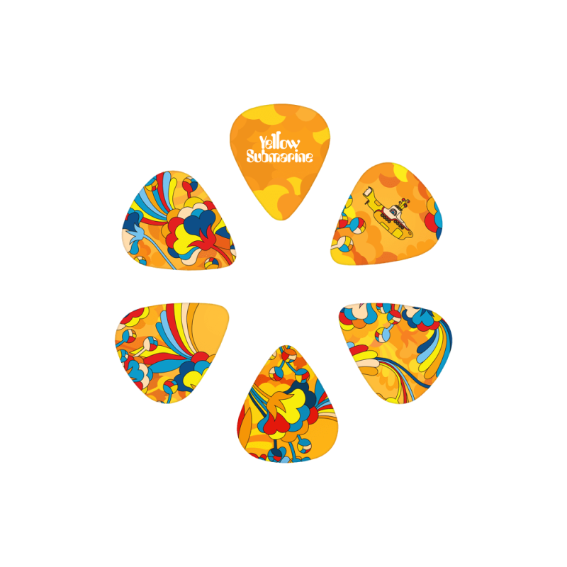 D`ADDARIO 1CWH4-11B1 YELLOW SUBMARINE 55TH ANNIVERSARY GUITAR PICKS - Primrose Prairie