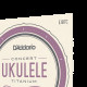 D’ADDARIO EJ87C TITANIUM UKULELE CONCERT Струны для укулеле