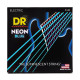 DR STRINGS NEON Blue Electric - Light (9-42) Струни для електрогітари