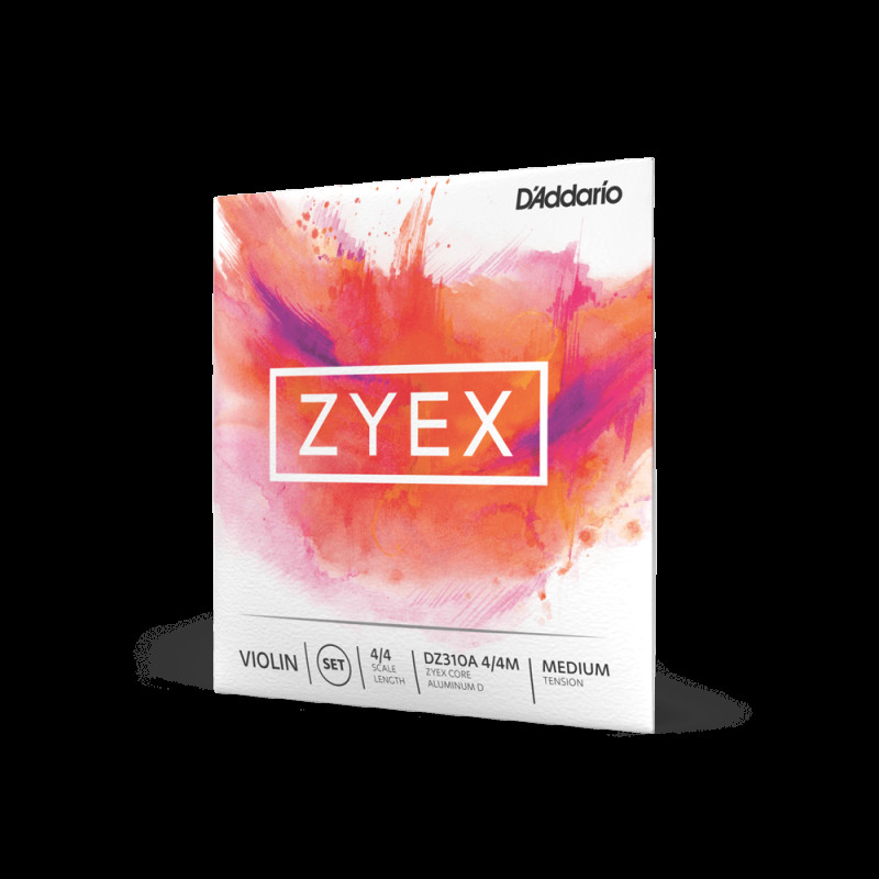 D`ADDARIO ZYEX VIOLIN STRING SET 4/4 MEDIUM TENSION