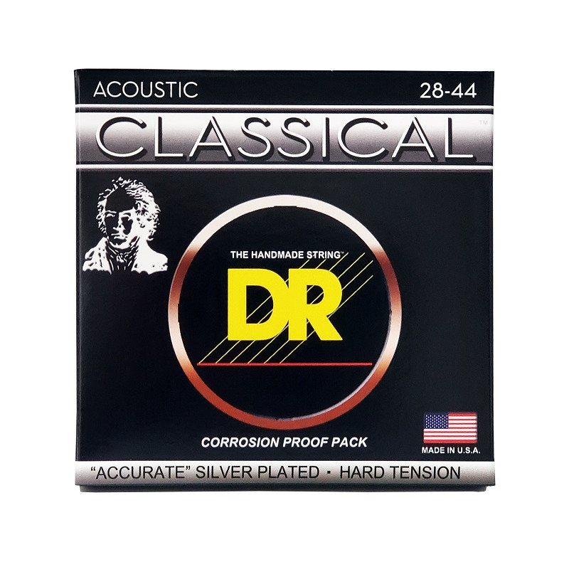 DR STRINGS CLASSICAL NYLON Hard Tension Струни для класичної гітари