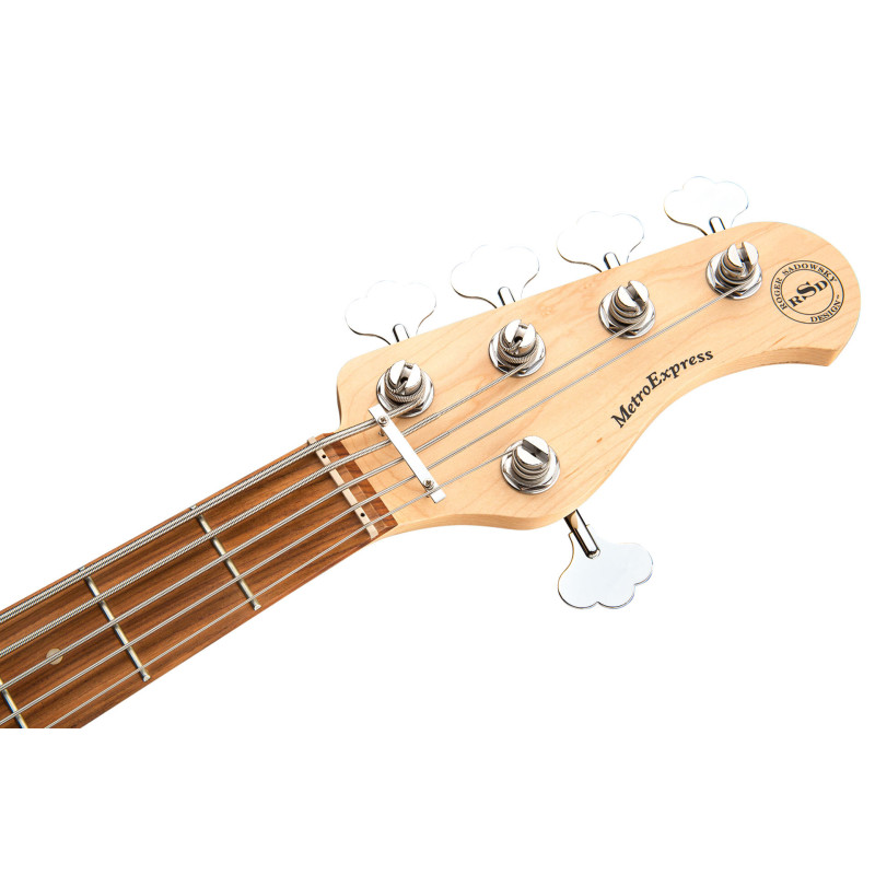 SADOWSKY MetroExpress 21-Fret Vintage J/J Bass, Morado, 5-String (Solid Black High Polish) Бас-гітара
