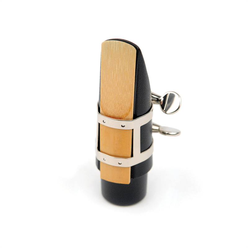 D`ADDARIO RICO LIGATURE & CAP FOR SOPRANO SAX Nickel-Plated